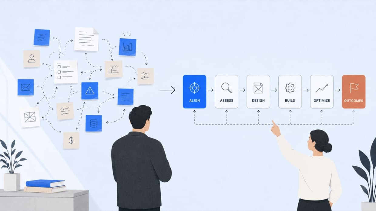 Advisory: mapping tangled operations into a clear, structured workflow